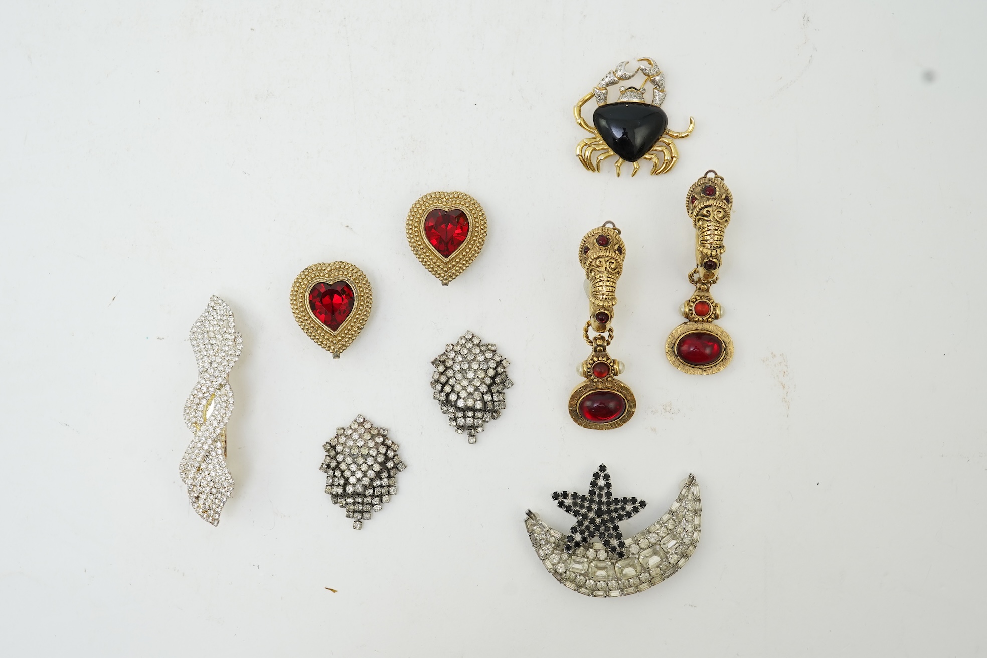A collection of costume jewellery, mid-late 20th century